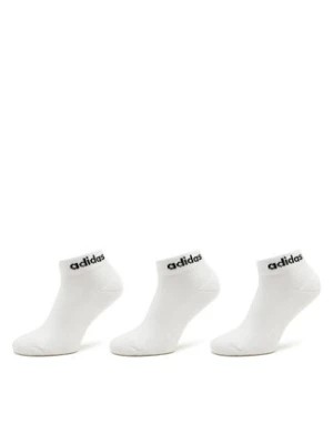 Zdjęcie produktu adidas Skarpety Niskie Unisex Linear Ankle Socks Cushioned Socks 3 Pairs HT3457 Biały
