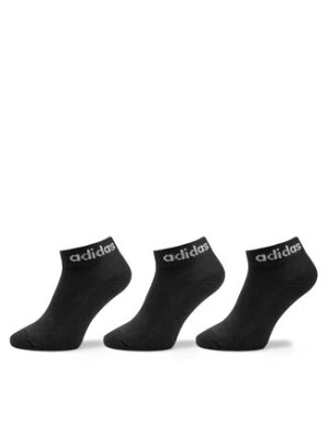 Zdjęcie produktu adidas Skarpety Niskie Unisex Linear Ankle Socks Cushioned Socks 3 Pairs IC1303 Czarny
