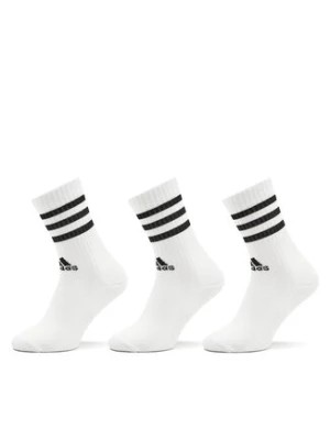 Zdjęcie produktu adidas Skarpety wysokie unisex 3-Stripes Cushioned Crew Socks 3 Pairs HT3458 Biały