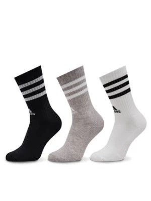 Zdjęcie produktu adidas Skarpety wysokie unisex 3-Stripes Cushioned Crew Socks 3 Pairs IC1323 Szary