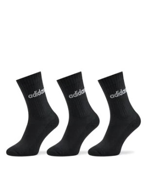 Zdjęcie produktu adidas Skarpety wysokie unisex Linear Crew Cushioned Socks 3 Pairs IC1301 Czarny