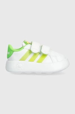 Zdjęcie produktu adidas sneakersy dziecięce x Disney, GRAND COURT 2.0 Tink CF I kolor zielony