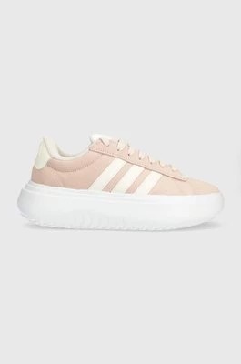 Zdjęcie produktu adidas sneakersy zamszowe GRAND COURT kolor różowy IE1104