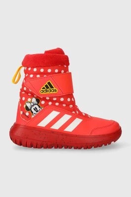 Zdjęcie produktu adidas śniegowce dziecięce Winterplay Minnie C kolor czerwony