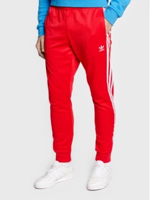 Zdjęcie produktu adidas Spodnie dresowe adicolor Classics Primeblue HF2134 Czerwony Slim Fit