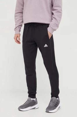 Zdjęcie produktu adidas spodnie dresowe bawełniane kolor czarny gładkie HZ2218