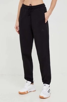 Zdjęcie produktu adidas spodnie dresowe damskie kolor czarny gładkie