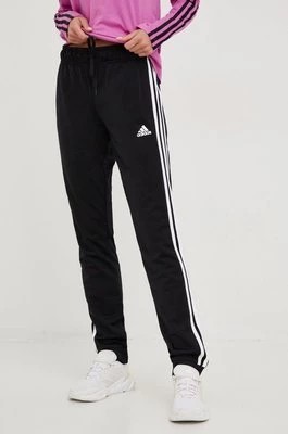 Zdjęcie produktu adidas spodnie dresowe damskie kolor czarny z aplikacją