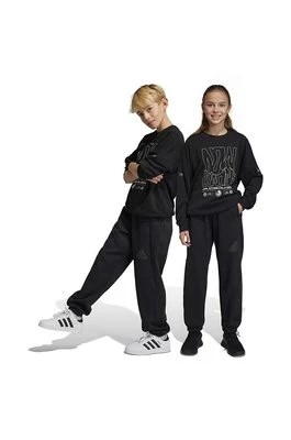 Zdjęcie produktu adidas spodnie dresowe dziecięce U FI LOGO kolor czarny gładkie