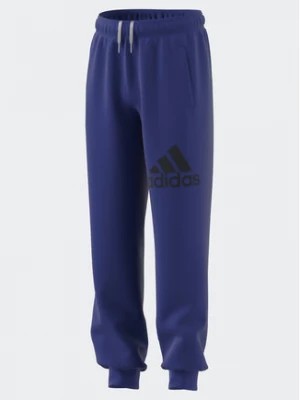 Zdjęcie produktu adidas Spodnie dresowe Essentials Regular Fit Big Logo Cotton Joggers IJ6301 Niebieski Regular Fit