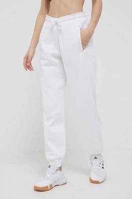 Zdjęcie produktu adidas spodnie dresowe kolor biały gładkie