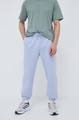 Zdjęcie produktu adidas spodnie dresowe kolor niebieski gładkie