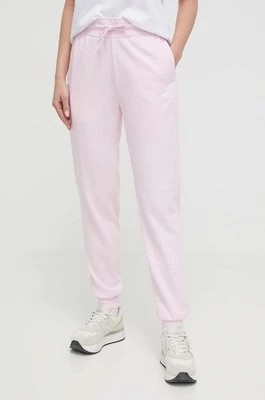 Zdjęcie produktu adidas spodnie dresowe kolor różowy z nadrukiem IS4283