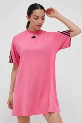 Zdjęcie produktu adidas sukienka kolor różowy mini oversize