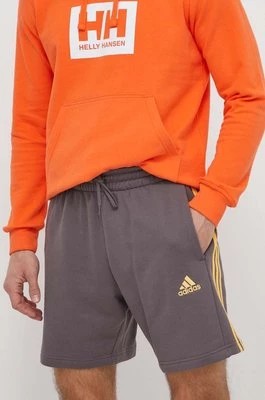 Zdjęcie produktu adidas szorty bawełniane kolor szary IS1346