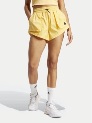 Zdjęcie produktu adidas Szorty sportowe City Escape Summer IS0662 Żółty Loose Fit