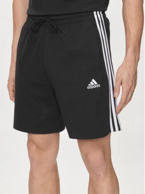Zdjęcie produktu adidas Szorty sportowe Essentials 3-Stripes Shorts IC9378 Czarny Regular Fit