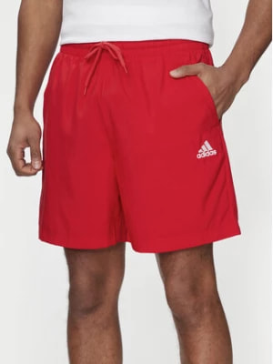 Zdjęcie produktu adidas Szorty sportowe Essentials Chelsea Small Logo IC9394 Czerwony Regular Fit