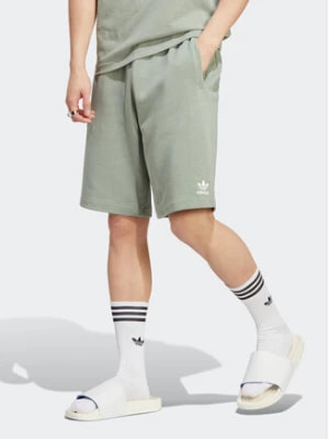 Zdjęcie produktu adidas Szorty sportowe Essentials+ Made With Hemp Shorts HR2964 Zielony Regular Fit