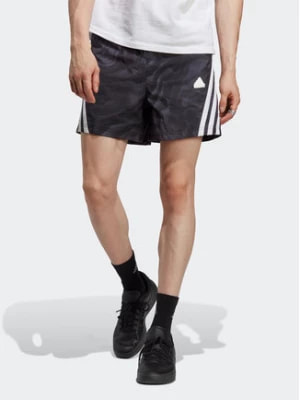 Zdjęcie produktu adidas Szorty sportowe Future Icons Allover Print Shorts IC8252 Czarny Regular Fit