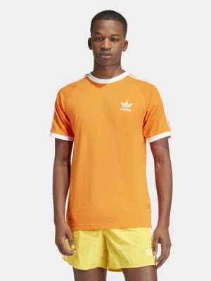Zdjęcie produktu adidas T-Shirt adicolor Classics 3-Stripes IM9382 Pomarańczowy Slim Fit