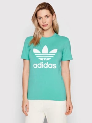 Zdjęcie produktu adidas T-Shirt adicolor Classics Trefoil HE6869 Zielony Regular Fit