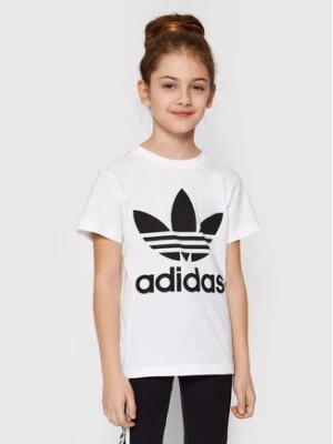 Zdjęcie produktu adidas T-Shirt adicolor Trefoil H25246 Biały Regular Fit