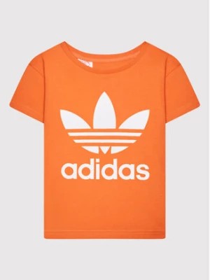 Zdjęcie produktu adidas T-Shirt adicolor Trefoil HK2907 Pomarańczowy Regular Fit