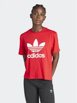 Zdjęcie produktu adidas T-Shirt adicolor Trefoil IM6930 Czerwony Boxy Fit