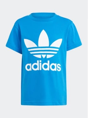 Zdjęcie produktu adidas T-Shirt adicolor Trefoil IR6885 Niebieski Regular Fit