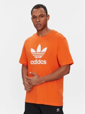 Zdjęcie produktu adidas T-Shirt adicolor Trefoil IR8000 Pomarańczowy Regular Fit