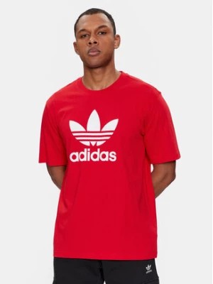 Zdjęcie produktu adidas T-Shirt adicolor Trefoil IR8009 Czerwony Regular Fit