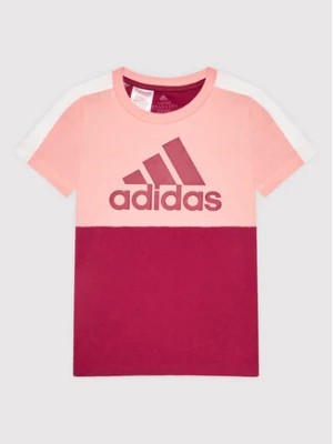 Zdjęcie produktu adidas T-Shirt B Cb Logo HC5663 Bordowy Regular Fit