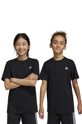 Zdjęcie produktu adidas t-shirt bawełniany dziecięcy U SL kolor czarny z nadrukiem