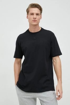 Zdjęcie produktu adidas t-shirt bawełniany kolor czarny gładki IC9793