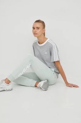 Zdjęcie produktu adidas t-shirt bawełniany kolor szary HC0106