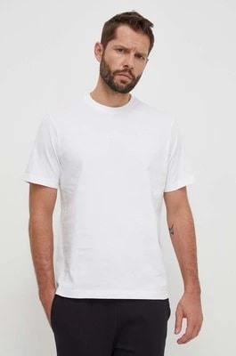 Zdjęcie produktu adidas t-shirt bawełniany męski kolor beżowy gładki IN3161