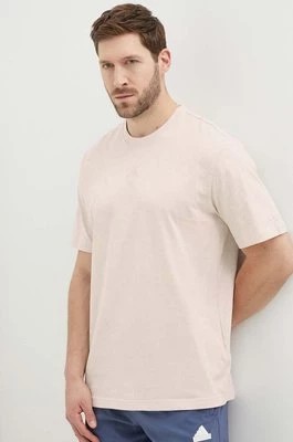 Zdjęcie produktu adidas t-shirt bawełniany męski kolor różowy gładki IR9115