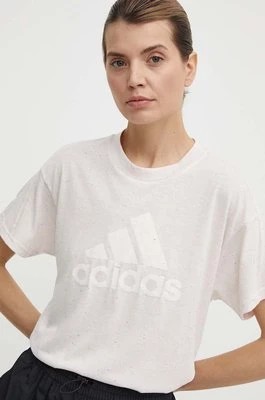 Zdjęcie produktu adidas t-shirt damski kolor różowy IS3629