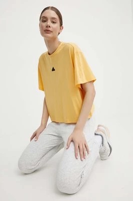 Zdjęcie produktu adidas t-shirt damski kolor żółty IS0664