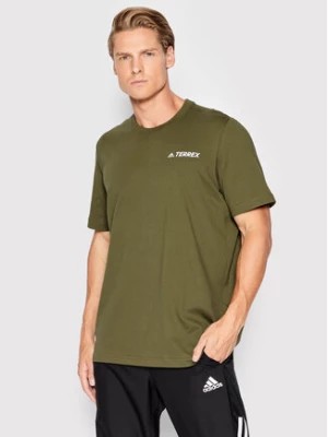 Zdjęcie produktu adidas T-Shirt Terrex Mountain Graphic HE1768 Zielony Regular Fit