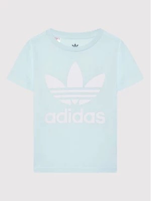 Zdjęcie produktu adidas T-Shirt Trefoil HS8863 Błękitny Regular Fit