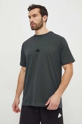 Zdjęcie produktu adidas t-shirt Z.N.E męski kolor zielony z aplikacją IS8358