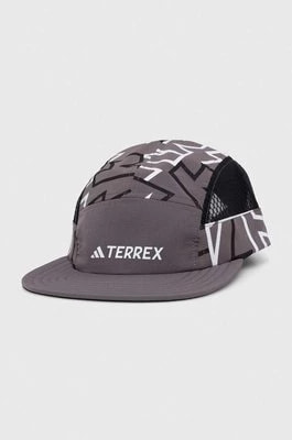 Zdjęcie produktu adidas TERREX czapka z daszkiem kolor szary wzorzysta IN8287