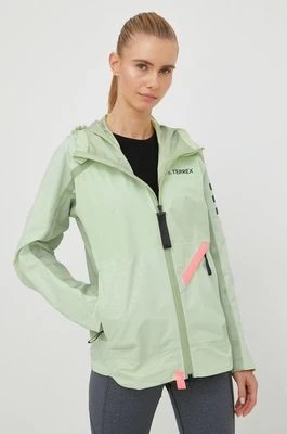 Zdjęcie produktu adidas TERREX kurtka przeciwdeszczowa Utilitas damska kolor zielony zimowa