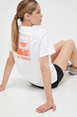 Zdjęcie produktu adidas TERREX t-shirt Graphic Altitude damski kolor biały