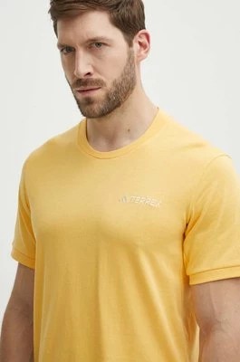 Zdjęcie produktu adidas TERREX t-shirt sportowy Xploric kolor żółty gładki IN4616