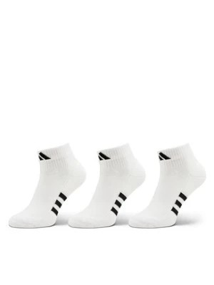 Zdjęcie produktu adidas Zestaw 3 par niskich skarpet unisex Mid-Cut Socks 3 Pairs HT3450 Biały