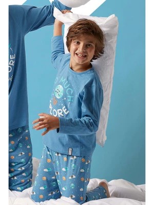 Zdjęcie produktu admas Piżama w kolorze niebieskim ze wzorem rozmiar: 104