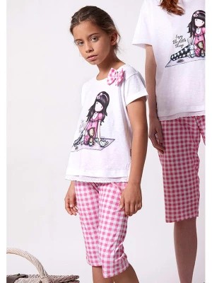 Zdjęcie produktu admas Piżama w kolorze różowo-białym rozmiar: 116